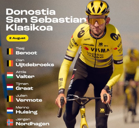 girodociclismo.com.br jovem prodigio da visma retorna as competicoes na classica de san sebastian apos quatro meses afastado image