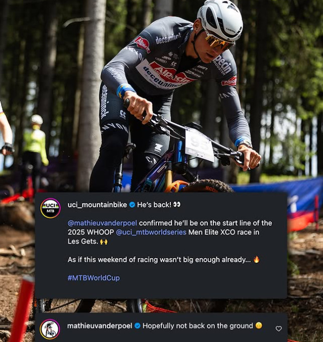 girodociclismo.com.br mathieu van der poel retorna ao mountain bike em les gets com bom humor espero nao cair image 4