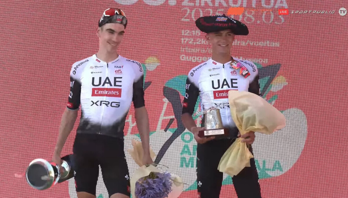 girodociclismo.com.br uae emirates domina circuito de getxo isaac del toro vence juan ayuso 2o confira os resultados e a chegada image 10