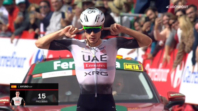 girodociclismo.com.br vuelta a espana 2025 juan ayuso da show e vence a 7a etapa confira os resultados e a chegada image