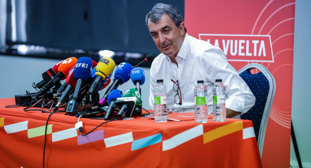 girodociclismo.com.br diretor da vuelta a espana se pronuncia sobre o cancelamento da competicao nenhuma federacao baniu israel de suas competicoes image