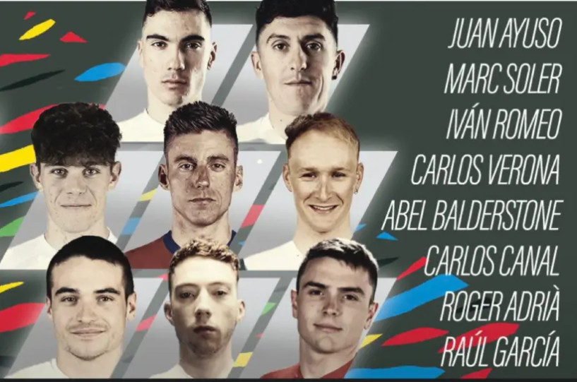 girodociclismo.com.br espanha anuncia equipe para o mundial de ciclismo juan ayuso e marc soler liderarao forte time para desafiar tadej pogacar image