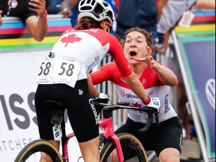 girodociclismo.com.br nova campea mundial magdeleine vallieres analisa a vitoria aqui e bem dificil se voce entra no vermelho e dificil recuperar assista a entrevista image 1