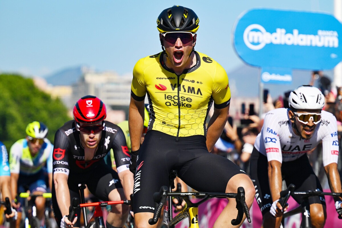 girodociclismo.com.br olav kooij torna se o sprinter mais bem pago do pelotao decathlon ag2r anuncia oficialmente a contratacao do ciclista da visma lease a bike olav kooij giro iii