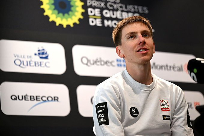 Tadej Pogacar concede coletiva antes de clássicas canadenses "é muito triste ver Juan Ayuso partir" 3 girodociclismo.com.br tadej pogacar concede coletiva antes do ajusta ultimos detalhes antes do mundial de ruanda image 1