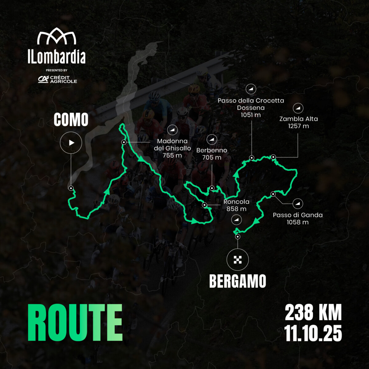 girodociclismo.com.br tadej pogacar enfrentara uma il lombardia encurtada ultimo monumento da temporada sem iconicas subidas confira o percurso image 4