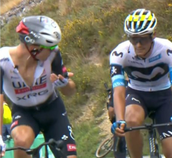girodociclismo.com.br todos perceberam que juan ayuso nao queria colaborar javier romo critica ciclista da uae emirates na vuelta a espana assista o video image 10