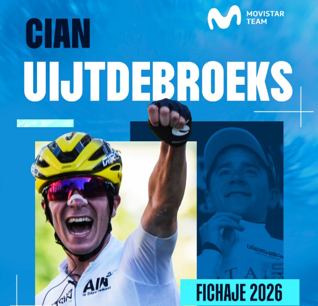 girodociclismo.com.br a movistar nao tem um lider importante alem de enric mas agente de cian uijtdebroeks da detalhes da transferencia do jovem prodigio belga image