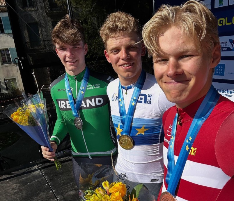 girodociclismo.com.br campeao mundial michiel mouris vence o europeu de contrarrelogio junior confira os resultados e a chegada image 6