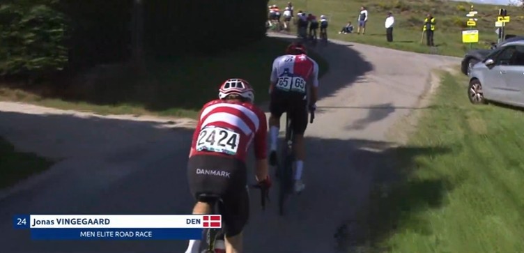 girodociclismo.com.br campeonato europeu 2025 jonas vingegaard nao suporta aceleracao e fica para tras do pelotao principal image