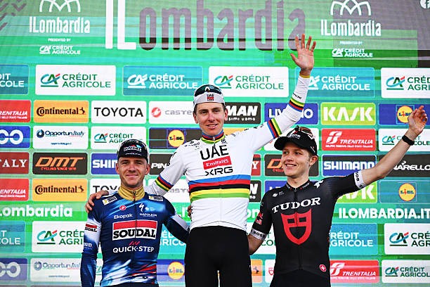 girodociclismo.com.br il lombardia 2025 tadej pogacar vence pela 5a vez consecutiva e entra para a historia confira os resultados e a chegada image 6
