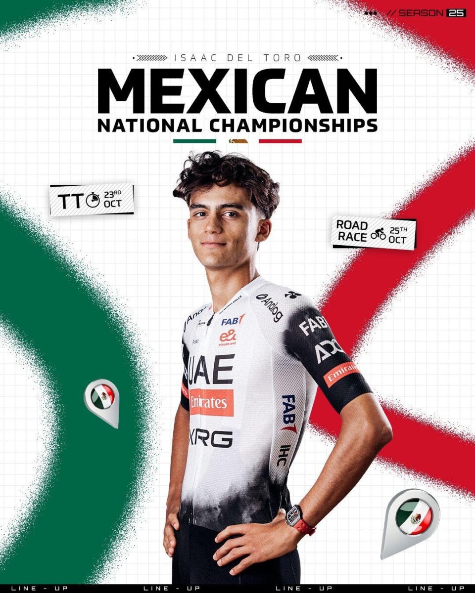 girodociclismo.com.br isaac del toro nao encerrou a temporada uae emirates anuncia que mexicano competira nesta semana e pode ampliar recorde de vitorias da equipe image