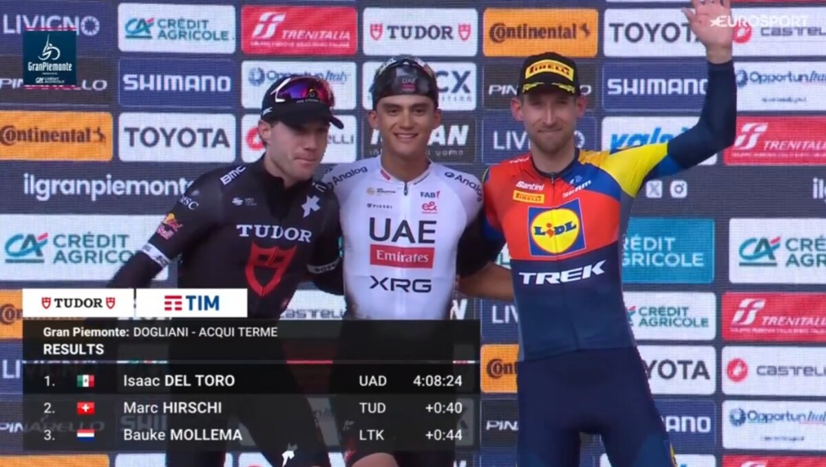 girodociclismo.com.br isaac del toro vence o gran piemonte apos mais um ataque fulminante confira os resultados e a chegada image 3