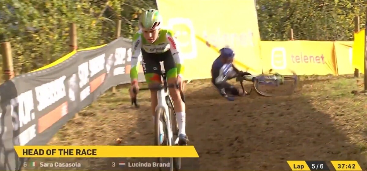girodociclismo.com.br italiana sara casasola vence superprestige overijse apos queda de lucinda brand confira os resultados e a chegada image 4