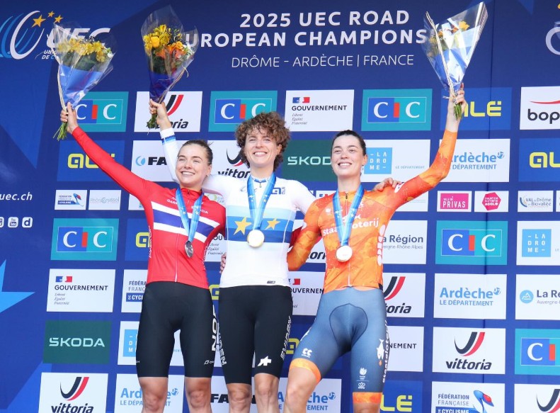 girodociclismo.com.br marlen reusser vence o campeonato europeu de contrarrelogio com amplo dominio confira os resultados e a chegada image