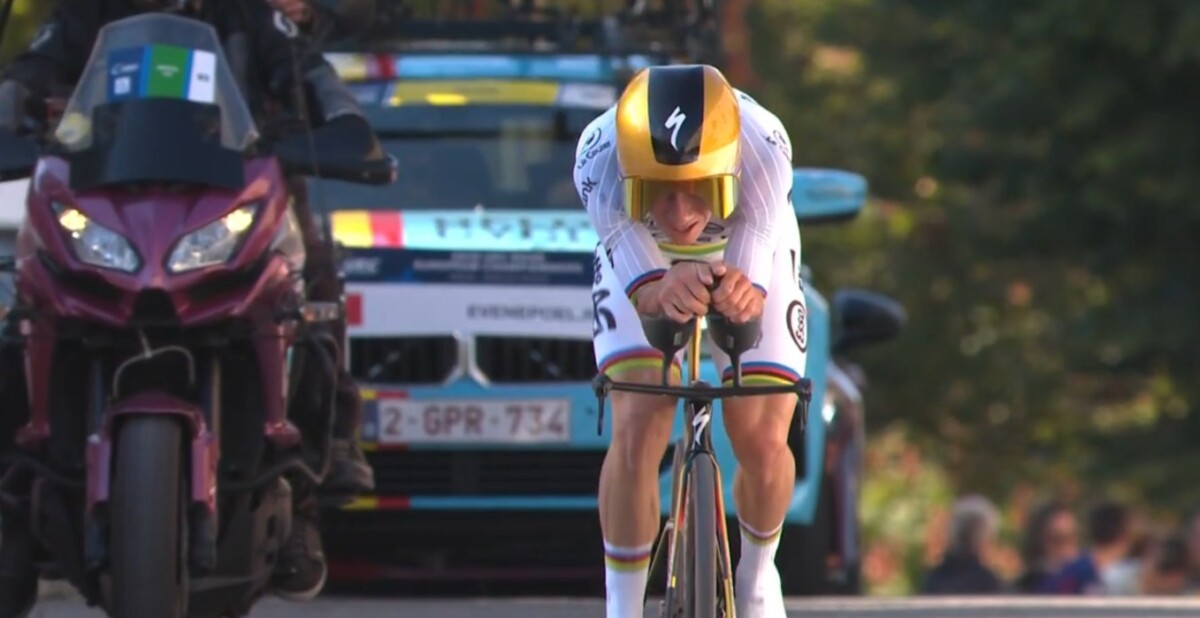 girodociclismo.com.br remco evenepoel revela contratempo ao vencer o europeu de contrarrelogio o radio nao funcionou ate 15 km para o fim assista o video image 1