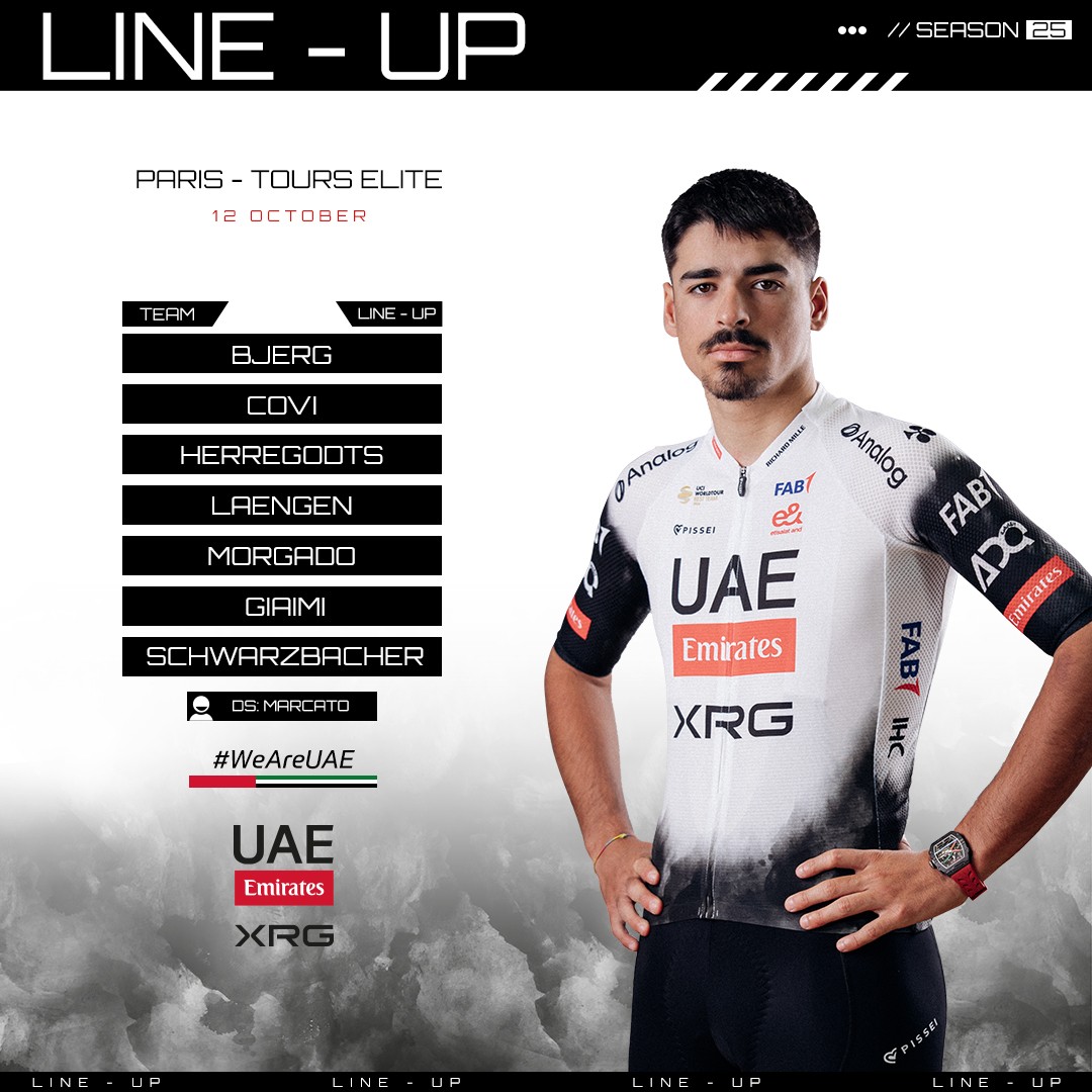 girodociclismo.com.br uae emirates revela a equipe para a imprevisivel paris tours antonio morgado lidera o forte time confira a escalacao completa image