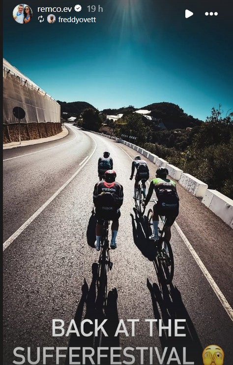 girodociclismo.com.br remco evenepoel e mathieu van der poel iniciam treinos conjuntos na espanha no festival do sofrimento image