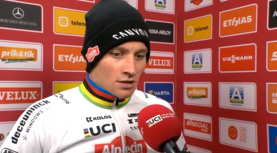 girodociclismo.com.br mathieu van der poel admite dificuldade na copa do mundo achei que nao deixaria thibau nys para tras assista o video image