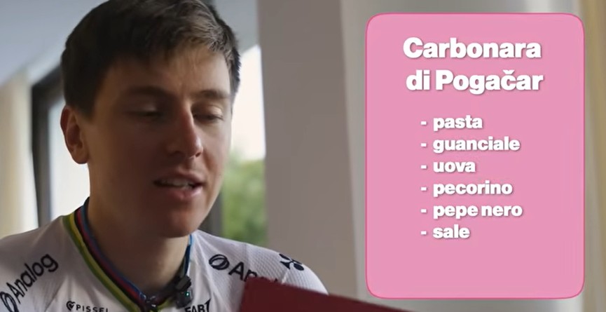 girodociclismo.com.br tadej pogacar fala sobre curiosidades de sua vida pessoal seus idolos rivalidades receita de carbonara e ate mesmo o apelido assista o video image 3