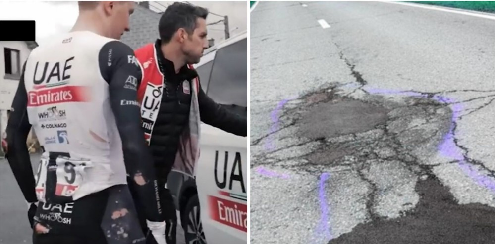 "Urska Zigart passou dias tirando espinhos da roupa de Tadej Pogacar" mecânico da UAE dá detalhes de graves quedas de Pogacar 3 girodociclismo.com.br urska zigart passou dias tirando espinhos da roupa de tadej pogacar mecanico da uae da detalhes de graves quedas de pogacar image