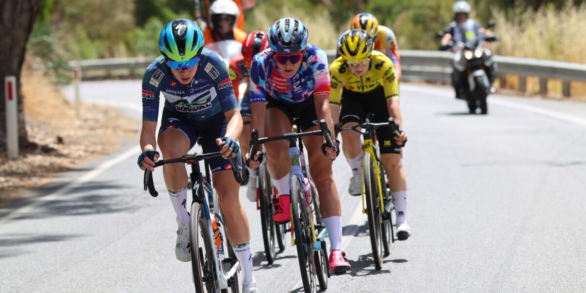 girodociclismo.com.br ally wollaston amplia dominio no womens tour down under 2026 image 6