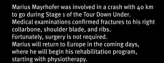 girodociclismo.com.br ciclista do worldtour sofre forte queda e abandona o tour down under assista o video image 4