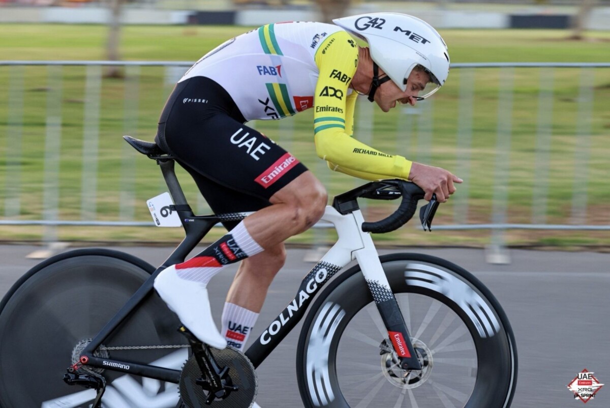 girodociclismo.com.br jay vine se destaca entre os candidatos a geral no prologo do tour down under image