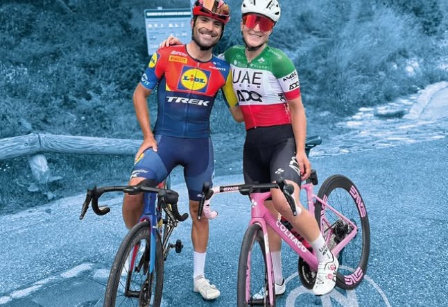 girodociclismo.com.br juan ayuso parece que sabe se dar bem com os outros ciclista da lidl trek analisa a evolucao da equipe e os primeiros contatos com juan ayuso image 6