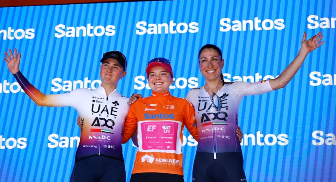 girodociclismo.com.br noemi ruegg bate 3 ciclistas da uae e vence o tour down under 2026 confira os resultados e a chegada image 3