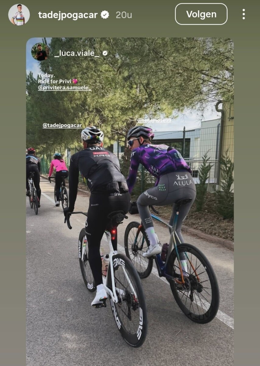 girodociclismo.com.br tadej pogacar participa de homenagem a jovem ciclista falecido na italia image 1