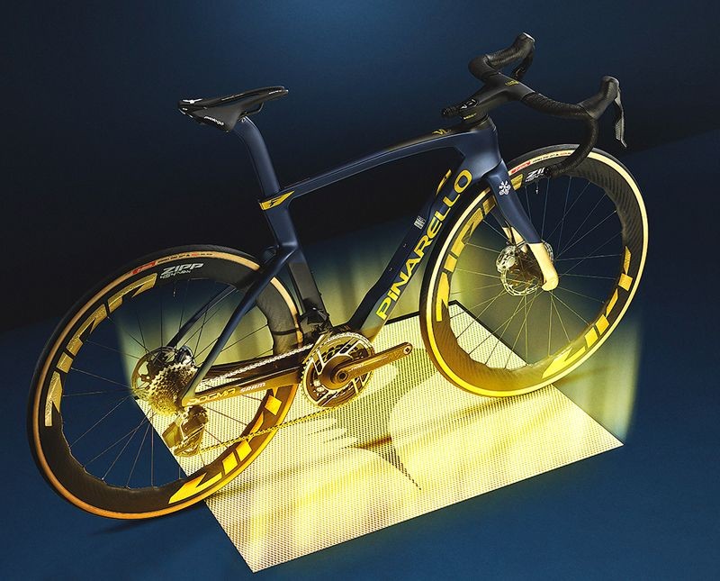 Tom Pidcock e Pinarello Q36.5 revelam as novas cores e a Pinarello