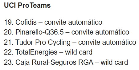 girodociclismo.com.br tour de france revela as 23 equipes que participarao da edicao de 2026 confira todas as equipes que estarao presentes image 4
