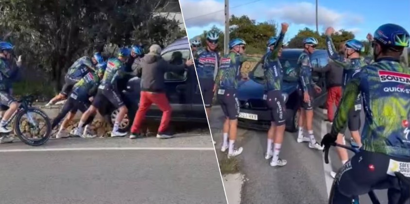 girodociclismo.com.br treino da soudal quick step vira cena de resgate na espanha confira o video image 1