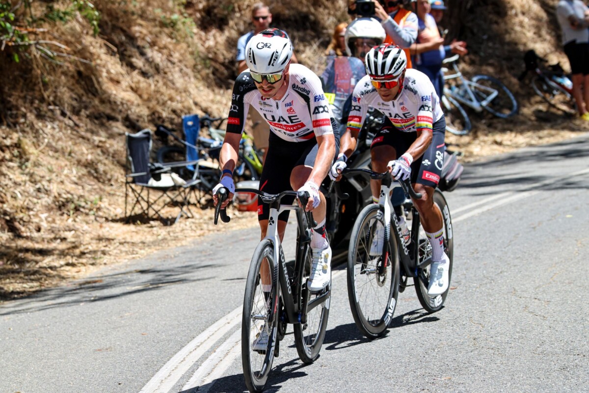 girodociclismo.com.br uae emirates domina a 2a etapa do tour down under jay vine vence e assume a lideranca confira os resultados e a chegada image 8