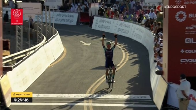 girodociclismo.com.br uae tour 2026 antonio tiberi vence a 3a etapa e assume a lideranca remco evenepoel quebra confira os resultados e a chegada image 2