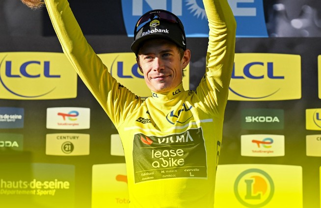 girodociclismo.com.br paris nice 2026 classificacao geral apos a 6a etapa jonas vingegaard segue lider confira as classificacoes completas image