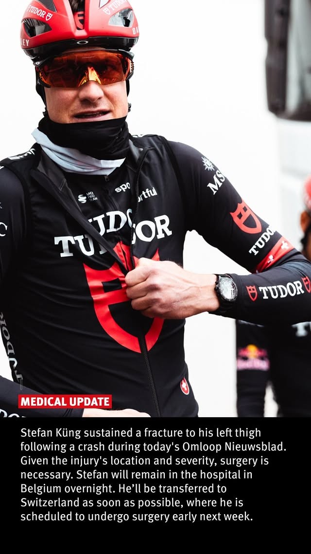 girodociclismo.com.br queda grave interrompe inicio de temporada de stefan kung nas classicas image 1