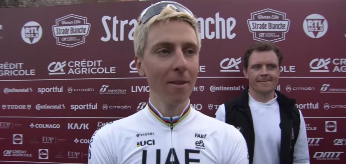 girodociclismo.com.br tadej pogacar concede entrevista antes da strade bianche image