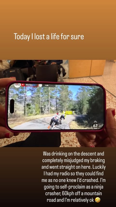 girodociclismo.com.br tom pidcock descreve queda assustadora na volta a catalunya hoje perdi uma vida ninguem sabia que eu tinha caido image 3