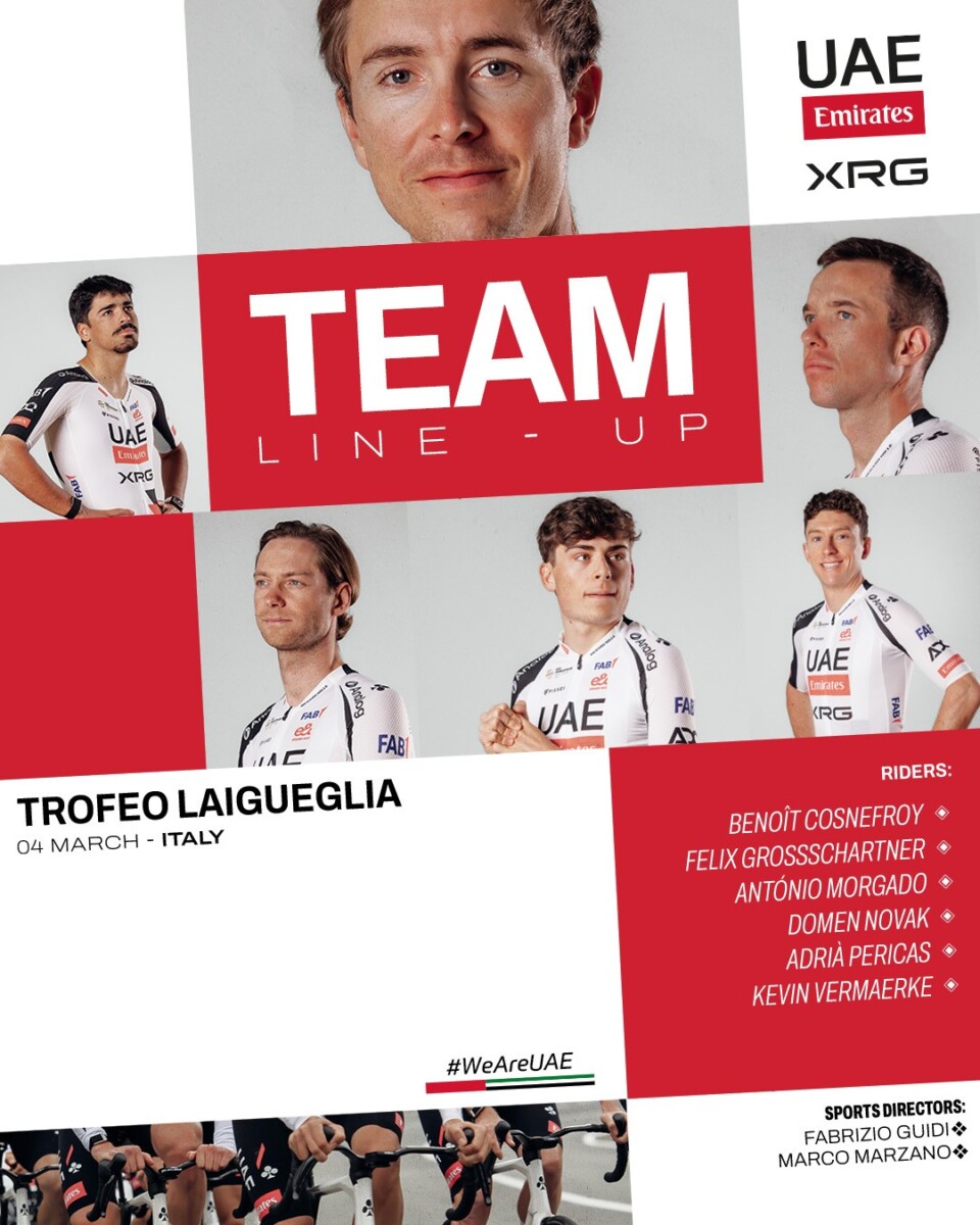 girodociclismo.com.br uae emirates confirma forte time para o trofeo laigueglia image 1