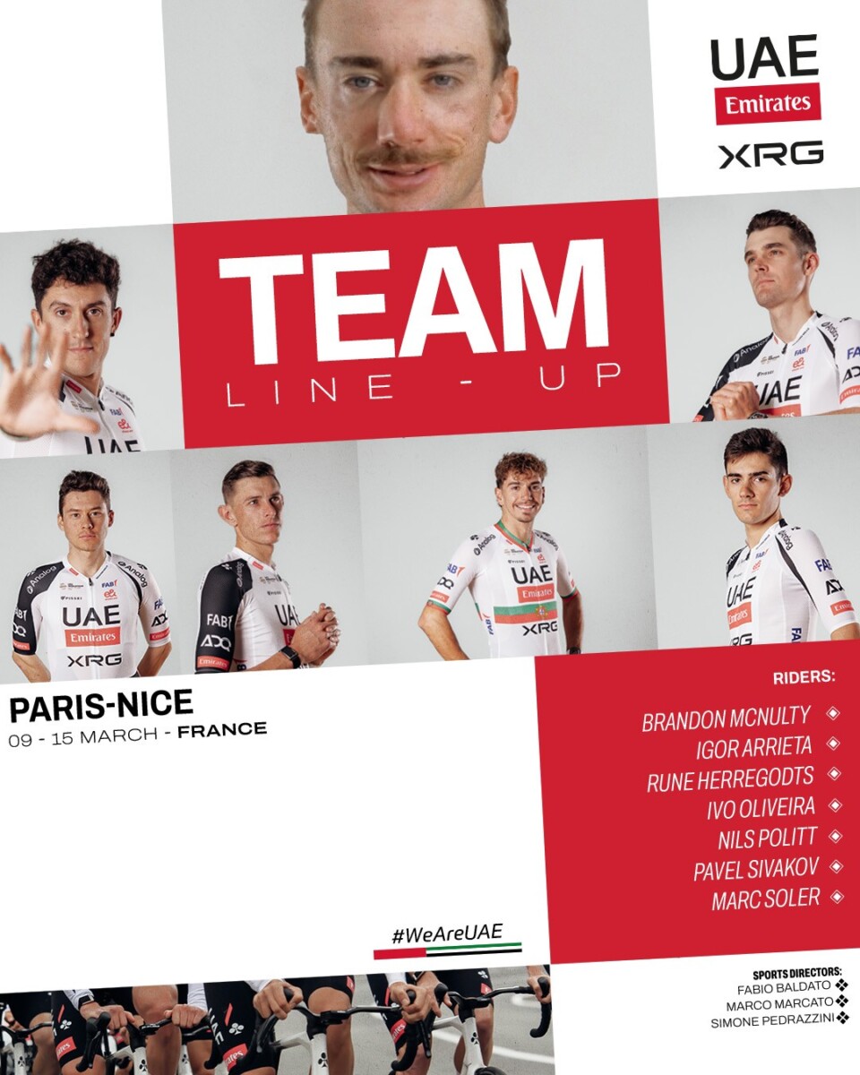 girodociclismo.com.br uae team emirates confirma equipe para a paris nice 2026 sem joao almeida image 1
