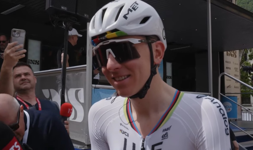 Tadej Pogacar projeta ataque no Tour de Romandie "a corrida será bem direta, um teste de FTP" assista o vídeo 1 girodociclismo.com.br image image 90