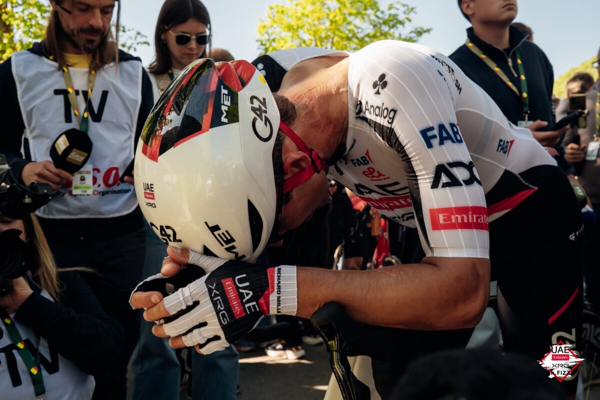 "Paul Seixas é como Tadej Pogacar" capitão da UAE Emirates admite a superioridade do francês na Flèche Wallonne, assista o vídeo 3 girodociclismo.com.br paul seixas e como tadej pogacar capitao da uae emirates image 1