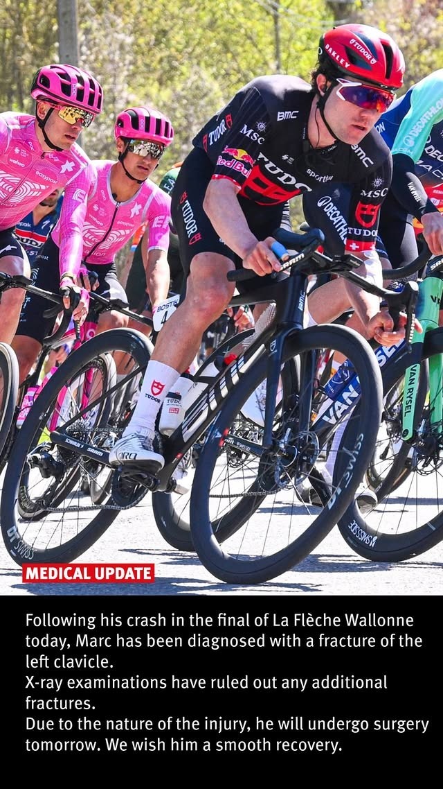 girodociclismo.com.br queda forte tira hirschi da fleche wallonne image