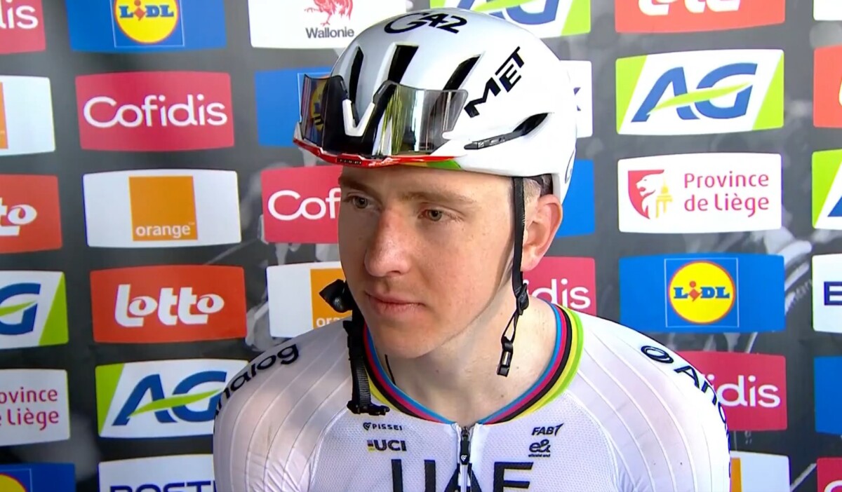 girodociclismo.com.br tadej pogacar descreve vitoria na liege bastogne liege eu estava pronto para o sprint com o paul seixas assista o video image 1