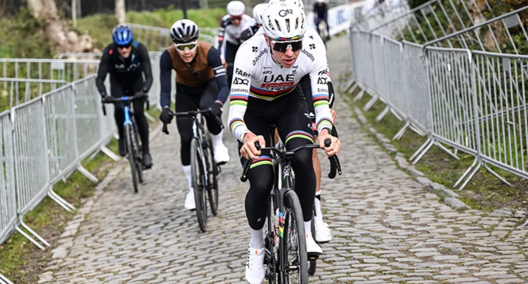 girodociclismo.com.br tadej pogacar e wout van aert aceleram forte em treinos para o tour de flandres confira as imagens dos treinamentos image 12