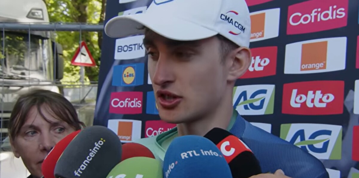 girodociclismo.com.br tadej pogacar me disse que eu machuquei suas pernas paul seixas analisa duelo com tadejpogacar na a liegeestreia marcante com podio image