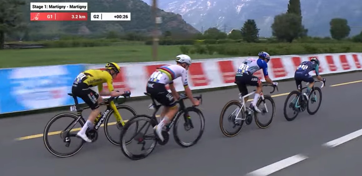 girodociclismo.com.br tour de romandie 2026 tadej pogacar vence a 1a etapa e assume lideranca confira os resultados e a chegada image 15