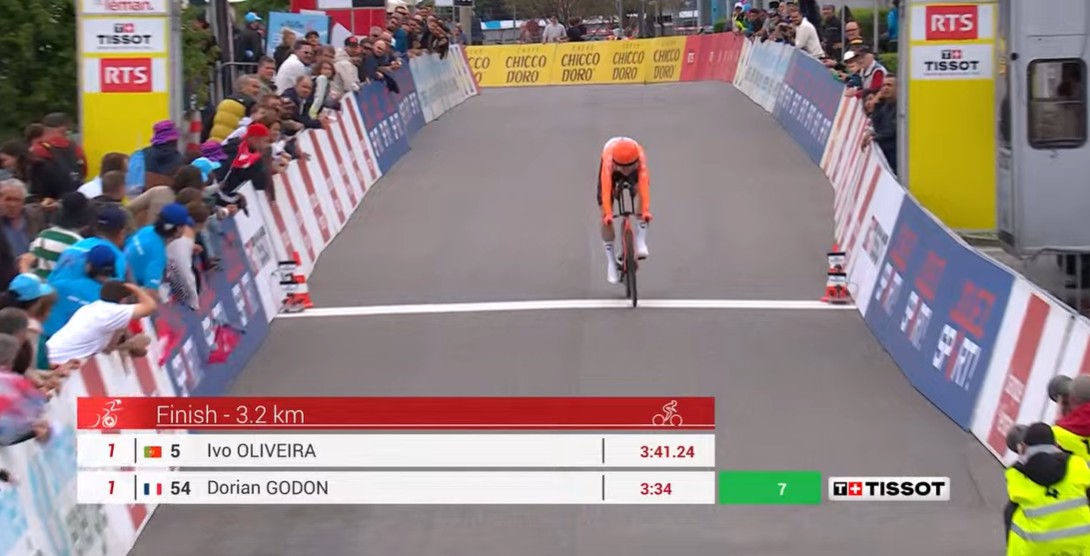 Tour de Romandie 2026: Dorian Godon vence Prólogo, Ivo Oliveira 3º, Pogacar somente na 6ª posição; confira os resultados e a chegada 4 girodociclismo.com.br tour de romandie 2026 tadej pogacar vence prologo e assume lideranca confira os resultados e a chegada image 19